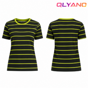 Sporttop in Schwarz und Limette
