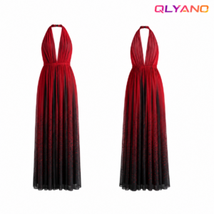 Sportkleid in Rot und Schwarz