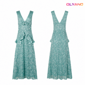 Teal-Weißes Kleid